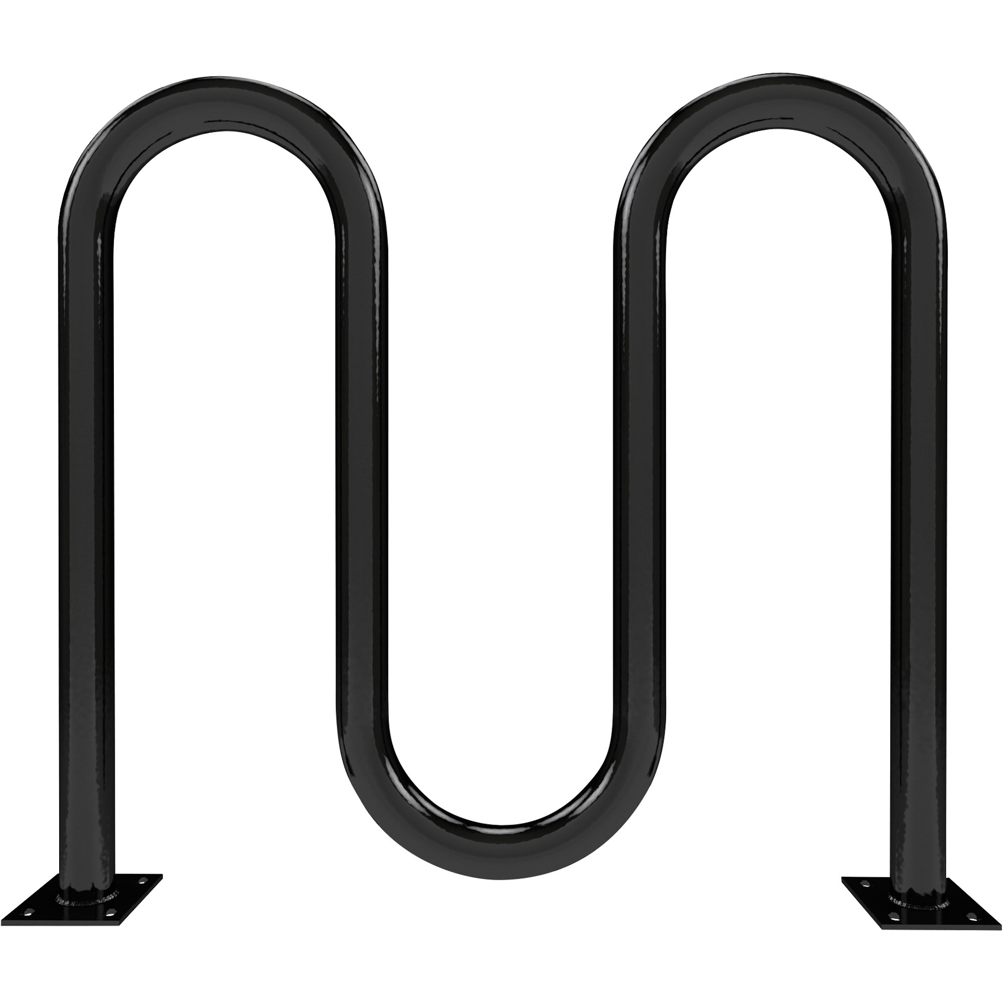 Dero Wave-Shape Bike Rack, 5-Bike Capacity, Model# ACT-WAVE-EPX